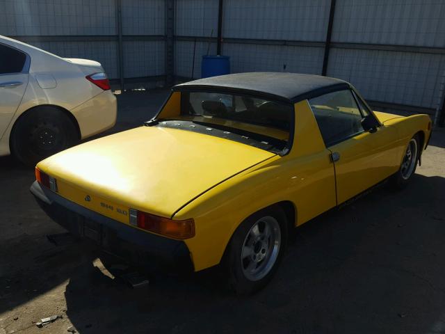 4732913104 - 1973 PORSCHE 914 YELLOW photo 4