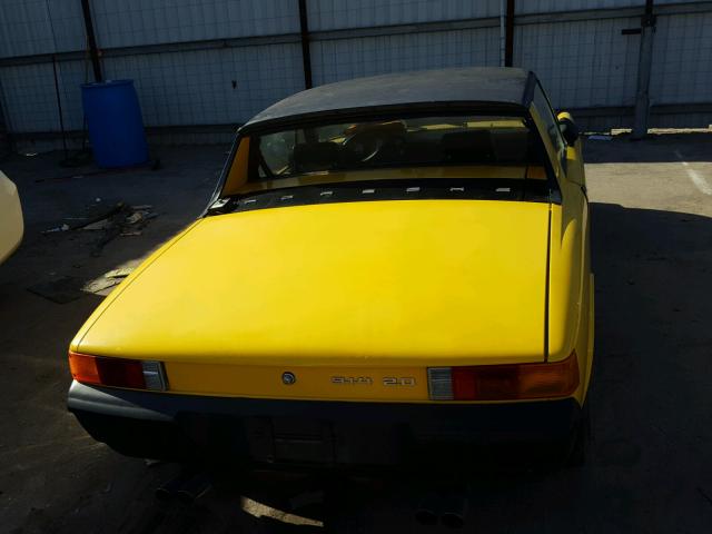 4732913104 - 1973 PORSCHE 914 YELLOW photo 6