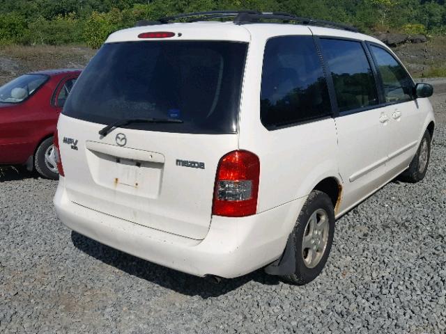 JM3LW28G0Y0164991 - 2000 MAZDA MPV WAGON WHITE photo 4