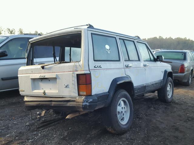 1J4FJ58S8ML561510 - 1991 JEEP CHEROKEE WHITE photo 4