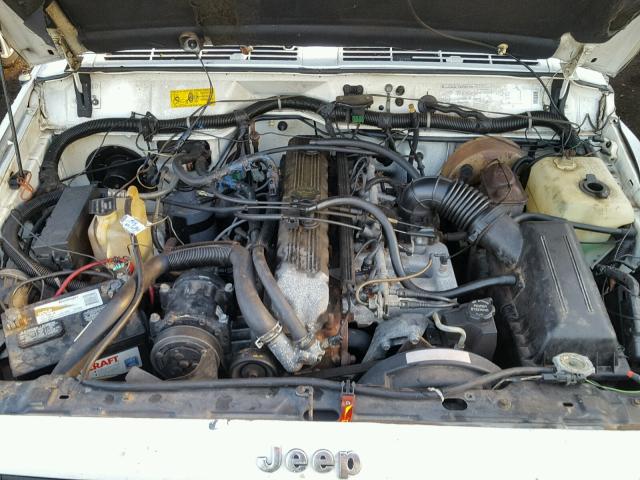 1J4FJ58S8ML561510 - 1991 JEEP CHEROKEE WHITE photo 7