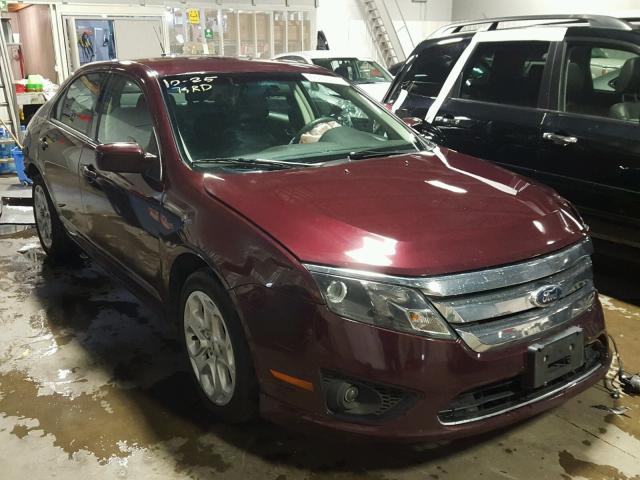 3FAHP0HAXBR114611 - 2011 FORD FUSION MAROON photo 1