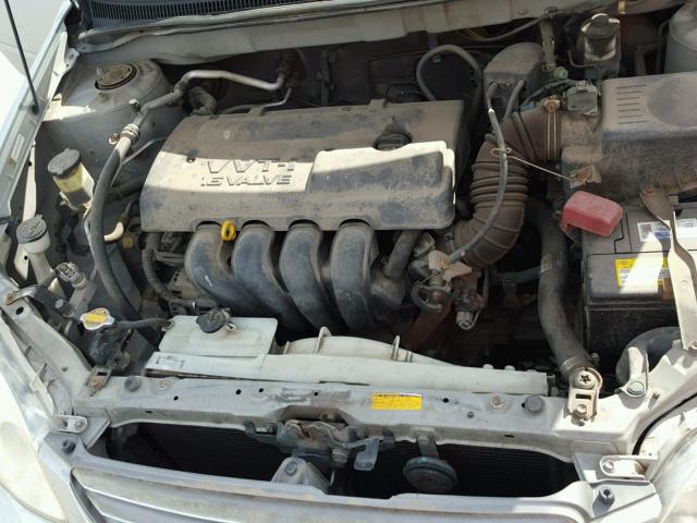 2T1BR32E84C227487 - 2004 TOYOTA COROLLA LE SILVER photo 7