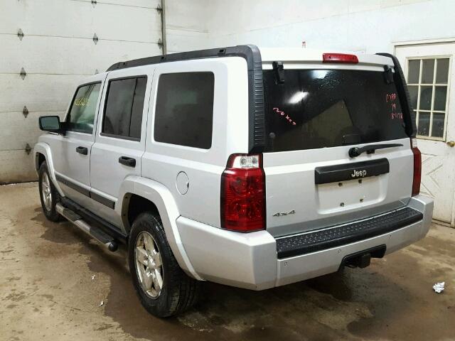 1J8HG48K06C173433 - 2006 JEEP COMMANDER SILVER photo 3