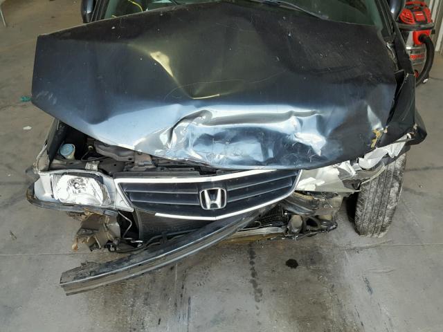 5FNRL18784B052280 - 2004 HONDA ODYSSEY EX BLUE photo 7
