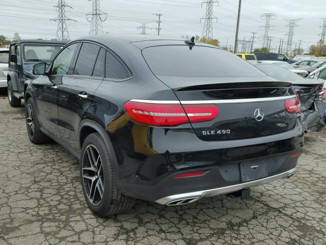 4JGED6EB7GA020561 - 2016 MERCEDES-BENZ GLE COUPE BLACK photo 3