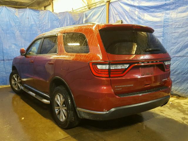 1C4RDJDG4EC977348 - 2014 DODGE DURANGO LI RED photo 3