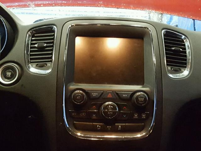 1C4RDJDG4EC977348 - 2014 DODGE DURANGO LI RED photo 9