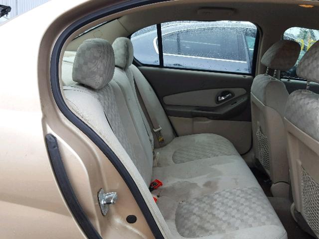 1G1ZT54874F123236 - 2004 CHEVROLET MALIBU LS ოქროსფერი ფოტო 6