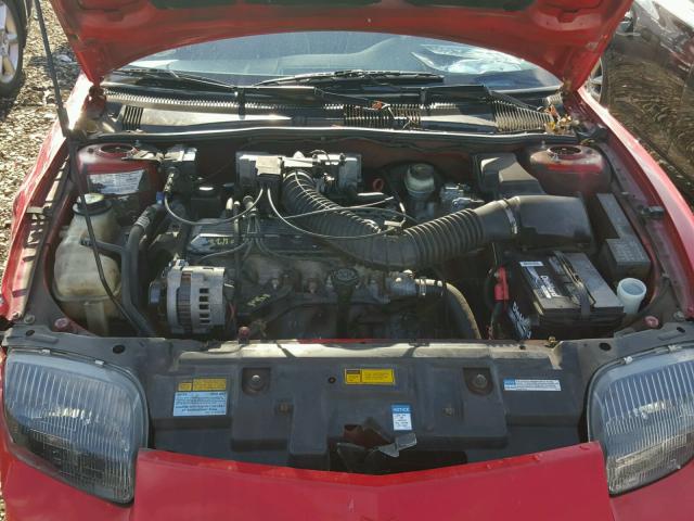 1G2JB5245S7500486 - 1995 PONTIAC SUNFIRE SE RED photo 7