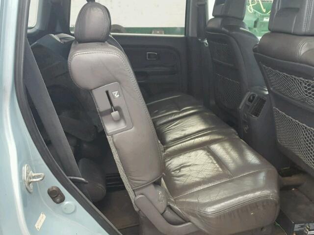 2HKYF18523H526127 - 2003 HONDA PILOT BLUE photo 6