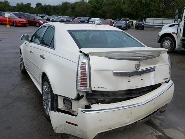 1G6DS5E38C0110202 - 2012 CADILLAC CTS PREMIU WHITE photo 3