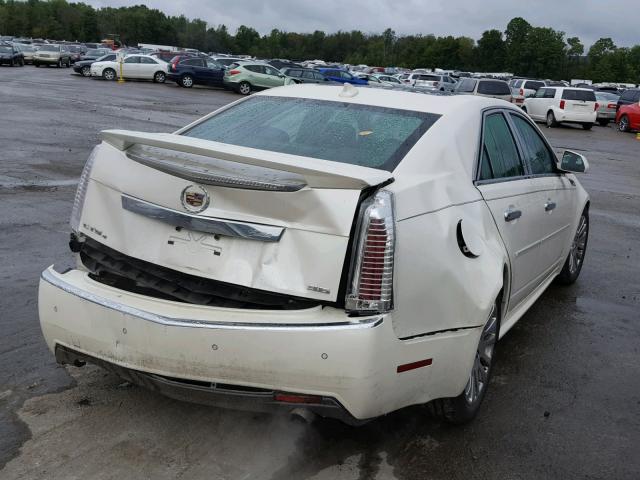 1G6DS5E38C0110202 - 2012 CADILLAC CTS PREMIU WHITE photo 4