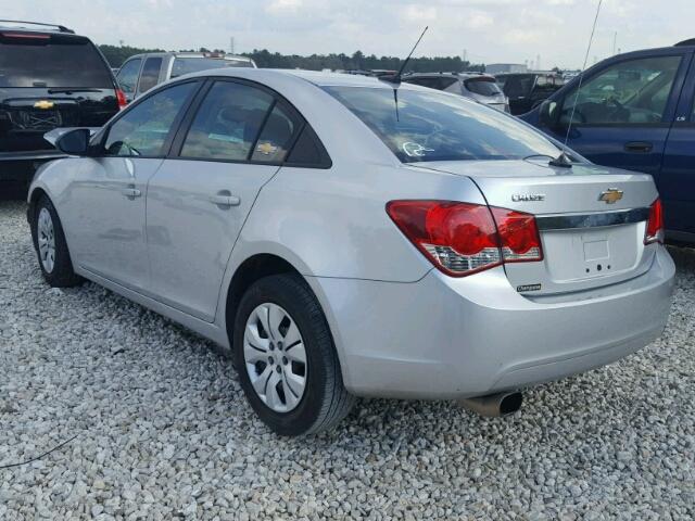 1G1PA5SH1D7108886 - 2013 CHEVROLET CRUZE SILVER photo 3