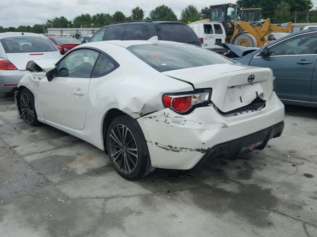 JF1ZNAA10G9701798 - 2016 TOYOTA SCION FR-S თეთრი ფოტო 3