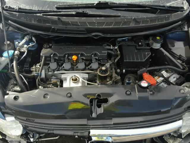 1HGFA16818L021574 - 2008 HONDA CIVIC EX BLUE photo 7