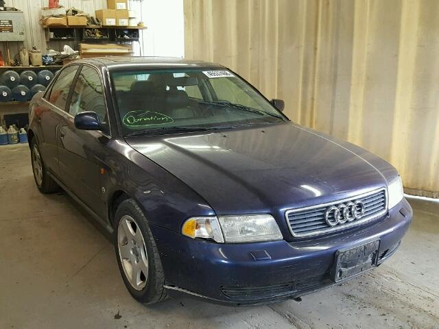 WAUDA88D3TA000610 - 1996 AUDI A4 BLUE photo 1