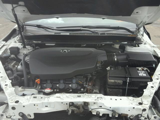 19UUB2F52GA012103 - 2016 ACURA TLX TECH WHITE photo 7