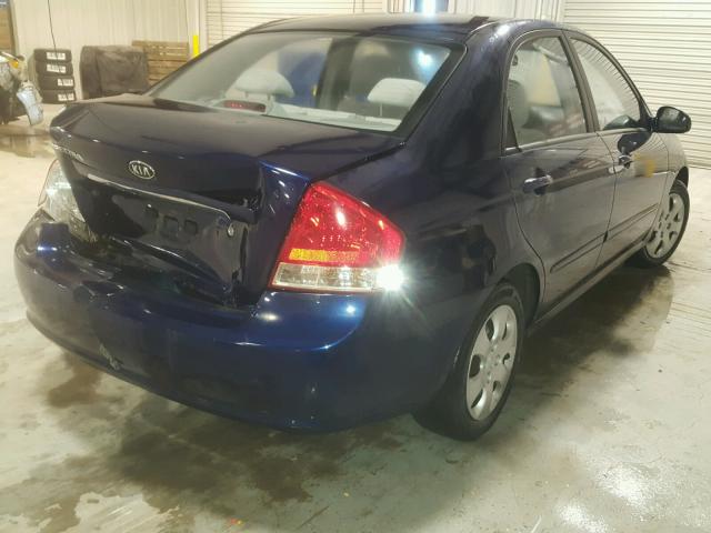 KNAFE121475469111 - 2007 KIA SPECTRA EX BLUE photo 4