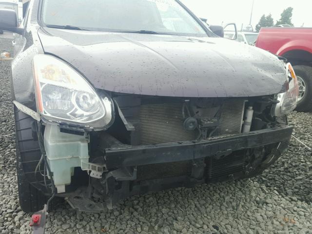 JN8AS5MT0BW162974 - 2011 NISSAN ROGUE CHARCOAL photo 9