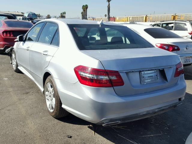 WDDHF2EB4CA524862 - 2012 MERCEDES-BENZ E 350 BLUE SILVER photo 3