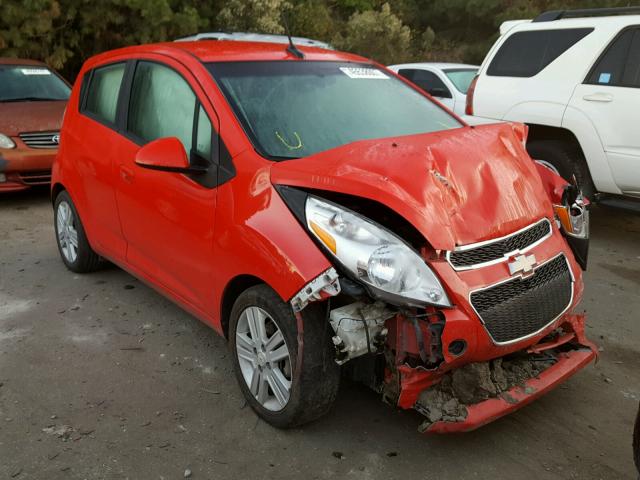 KL8CB6S99DC607596 - 2013 CHEVROLET SPARK LS RED photo 1