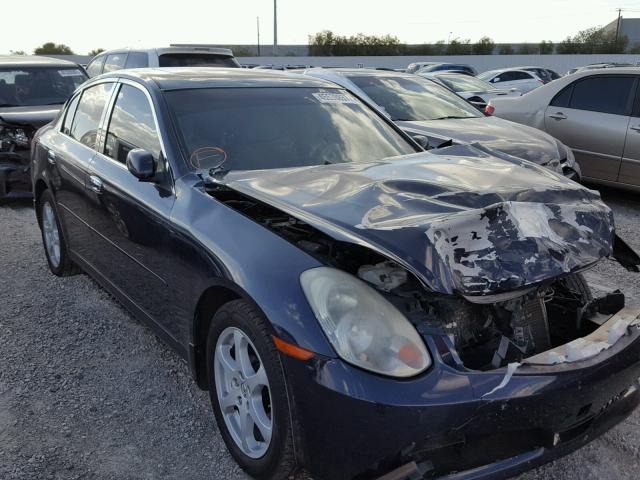 JNKCV51F35M306963 - 2005 INFINITI G35 BLUE photo 1