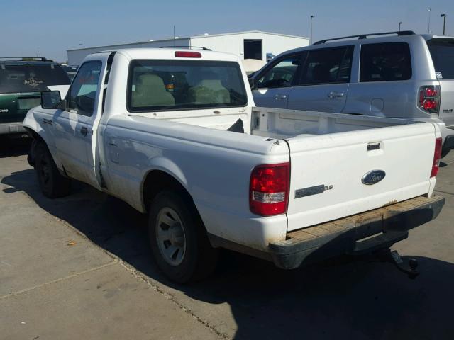 1FTYR10D79PA49458 - 2009 FORD RANGER WHITE photo 3