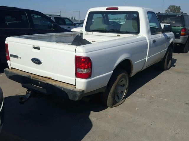 1FTYR10D79PA49458 - 2009 FORD RANGER WHITE photo 4