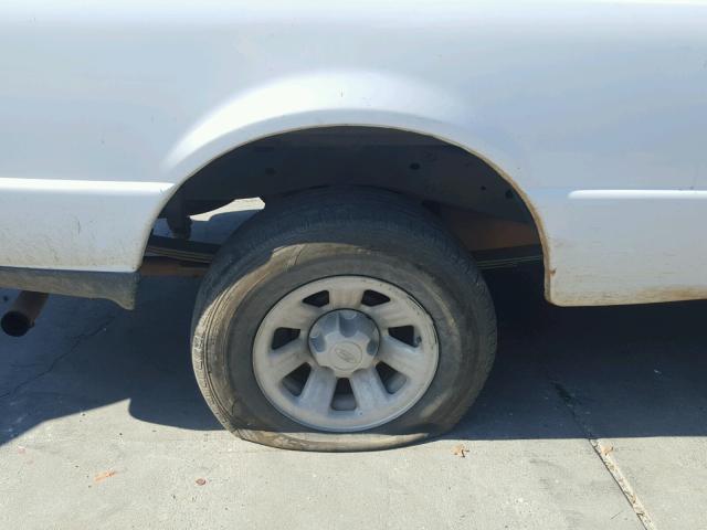 1FTYR10D79PA49458 - 2009 FORD RANGER WHITE photo 9