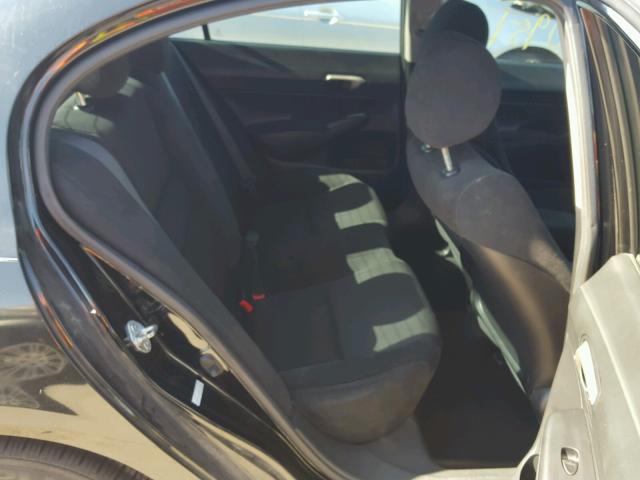 2HGFA1F64BH512093 - 2011 HONDA CIVIC LX-S BLACK photo 6
