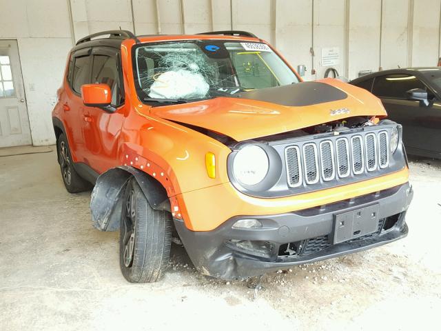 ZACCJABT3GPD83430 - 2016 JEEP RENEGADE L ORANGE photo 1