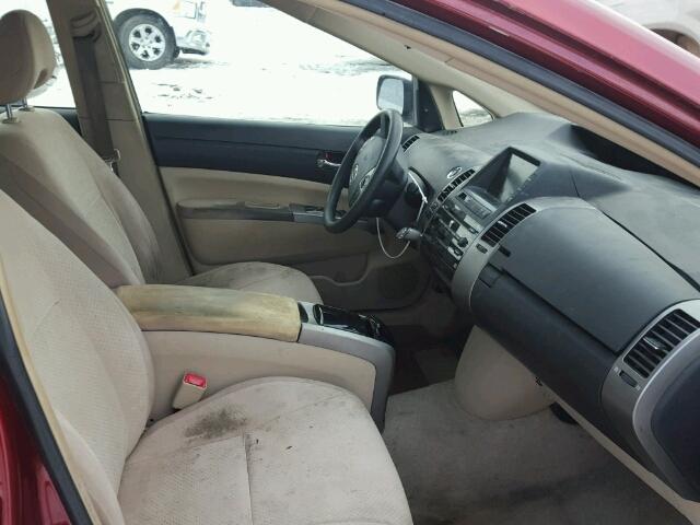 JTDKB22U840033168 - 2004 TOYOTA PRIUS 红色 照片 5