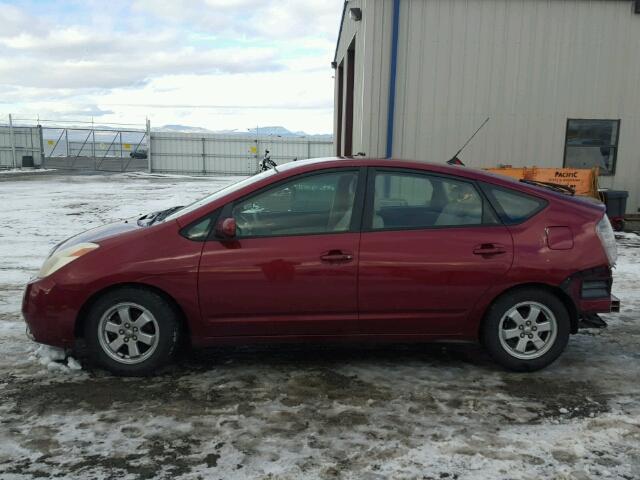 JTDKB22U840033168 - 2004 TOYOTA PRIUS RED photo 9