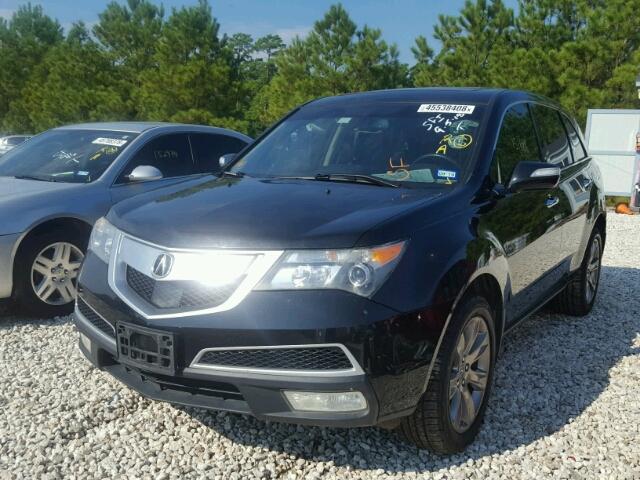 2HNYD2H79BH520016 - 2011 ACURA MDX ADVANC BLACK photo 2