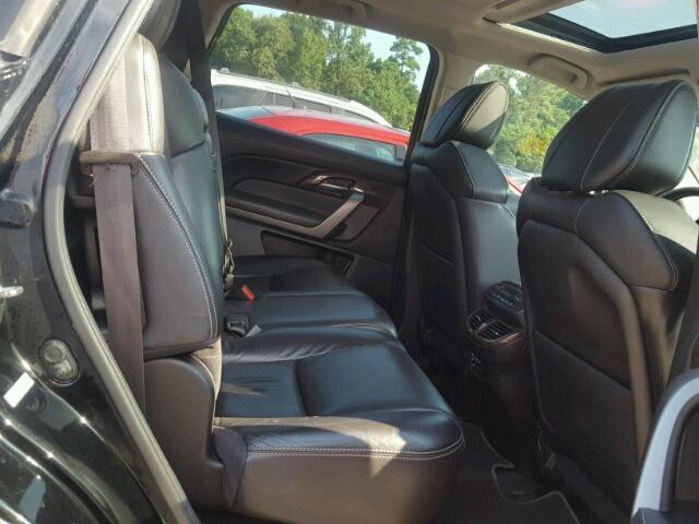 2HNYD2H79BH520016 - 2011 ACURA MDX ADVANC შავი ფოტო 6