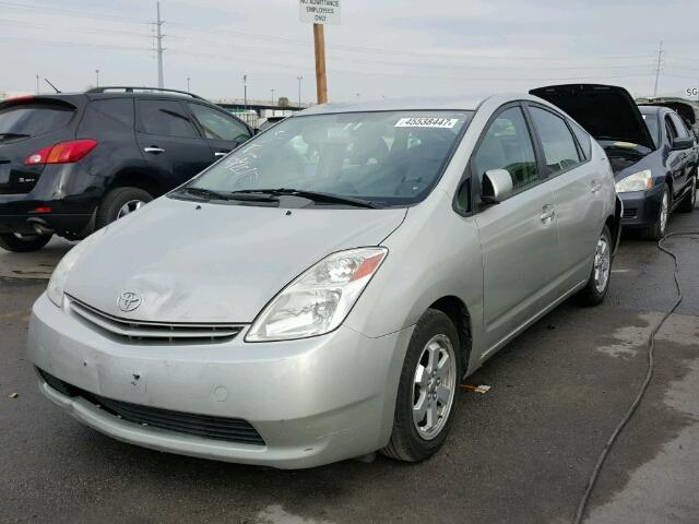 JTDKB20U657049574 - 2005 TOYOTA PRIUS SILVER photo 2