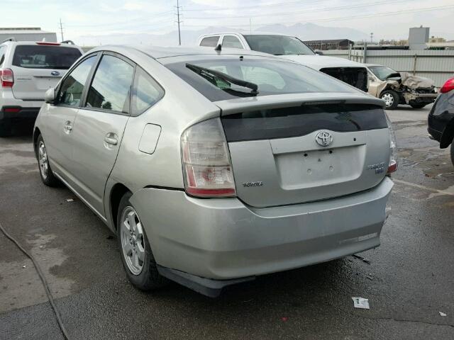 JTDKB20U657049574 - 2005 TOYOTA PRIUS SILVER photo 3