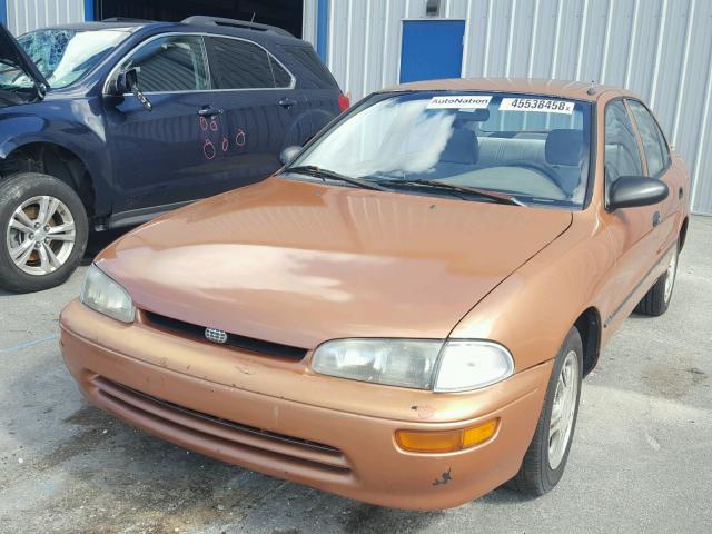 1Y1SK5264VZ408386 - 1997 GEO PRIZM Коричневий фото 2