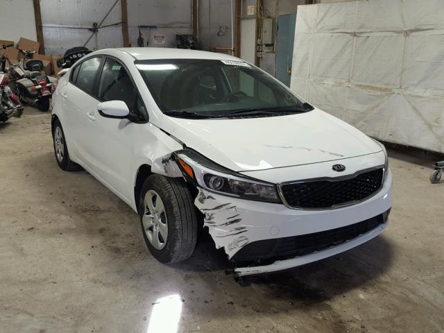 3KPFK4A79HE031547 - 2017 KIA FORTE LX WHITE photo 1