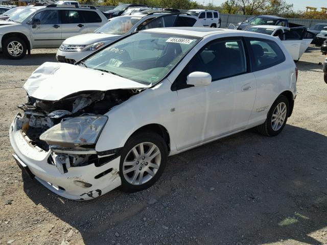 SHHEP33552U309671 - 2002 HONDA CIVIC WHITE photo 2