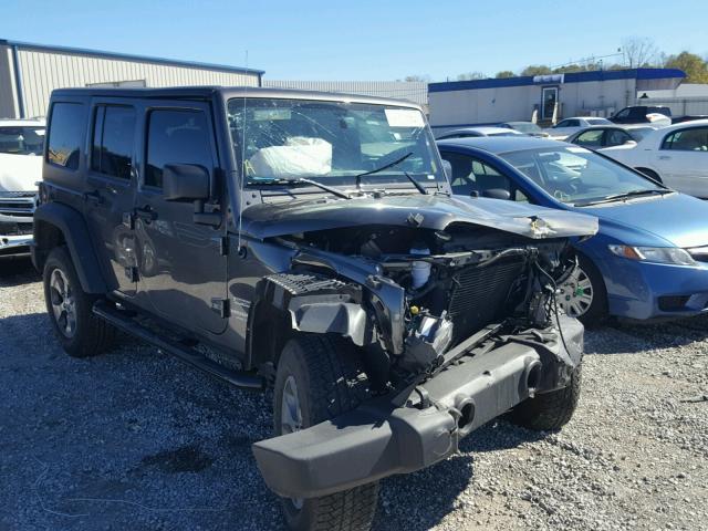 1C4BJWDG9HL655039 - 2017 JEEP WRANGLER U GRAY photo 1