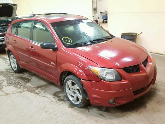 5Y2SL64893Z442231 - 2003 PONTIAC VIBE RED photo 1