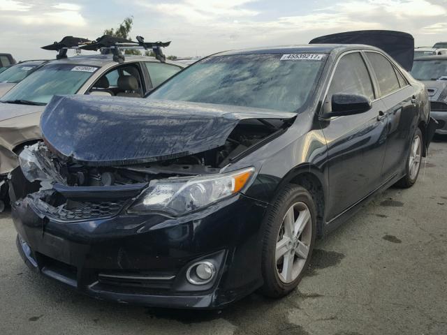 4T1BF1FK4EU376721 - 2014 TOYOTA CAMRY L BLACK photo 2