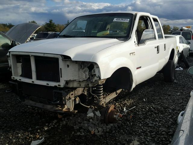 1FTSW21P85EA25768 - 2005 FORD F250 SUPER WHITE photo 2