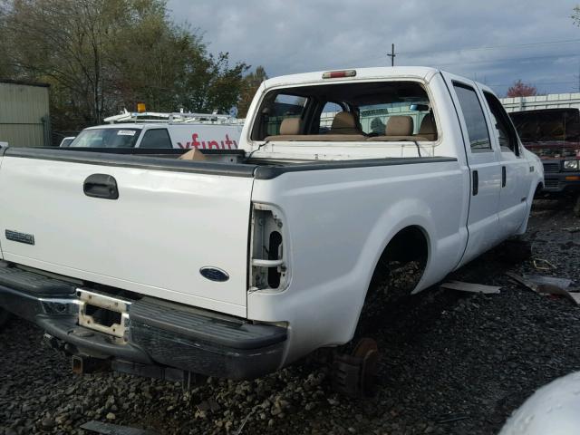 1FTSW21P85EA25768 - 2005 FORD F250 SUPER WHITE photo 4