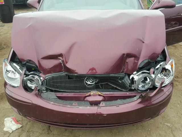 2G4WC582971218226 - 2007 BUICK LACROSSE C BURGUNDY photo 7