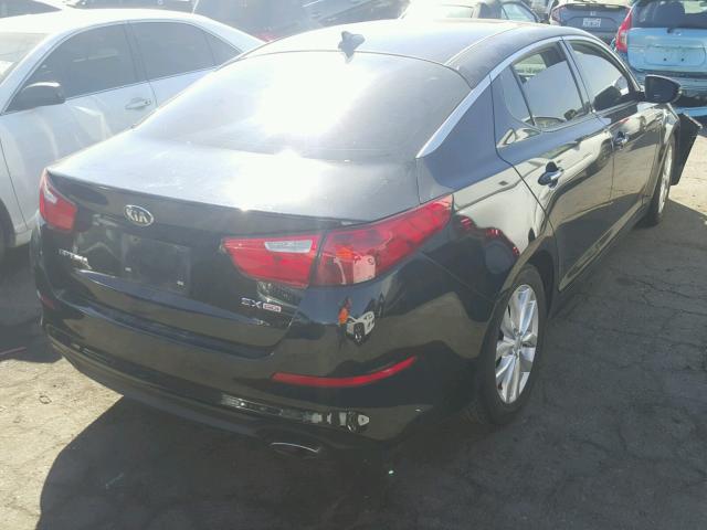 5XXGN4A77FG420249 - 2015 KIA OPTIMA EX BLACK photo 4