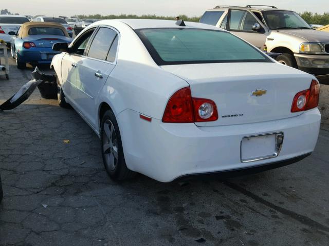 1G1ZC5E0XCF313586 - 2012 CHEVROLET MALIBU 1LT WHITE photo 3