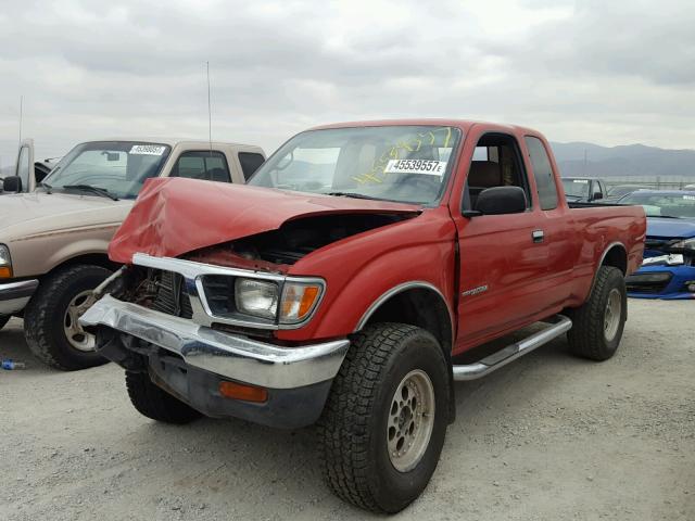 4TAUN73C0SZ082579 - 1995 TOYOTA TACOMA XTR RED photo 2